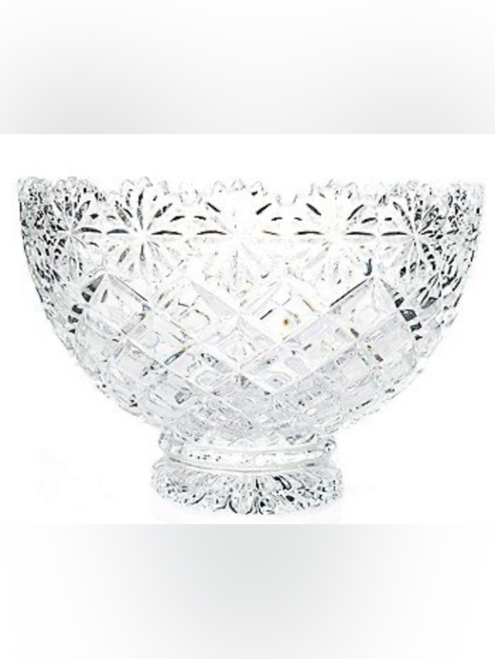 Crystal Bowl Centerpiece - Picture 1 of 17